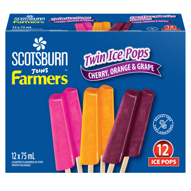 Twin Ice Pops Farmers Dairy